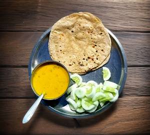 Veg Punjabi Kadai + Plain Roti (3 Pieces)