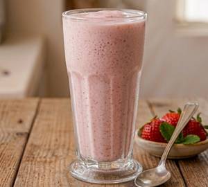 Strawberry lassi