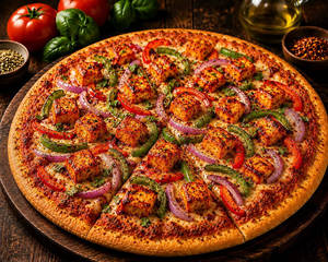 Tandoori Paneer Pizza