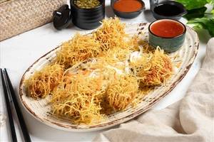 Crispy Thread Paneer