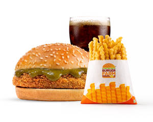 Kachori Masala Burger Meal