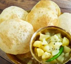 5 Pieces Luchi Sada Alu Torkri