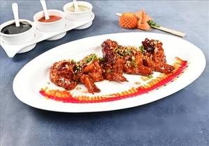 Prawns in Hot Garlic