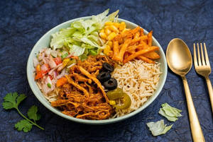 Pulled Chicken Rice Bowl