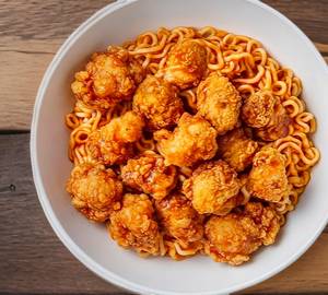 Chicken Popcorn Maggi