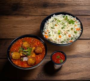 Rice Manchurian Combo