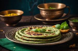 Pudina Paratha