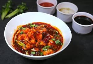 Prawns in Hunan Sauce