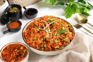 Veg Triple Schezwan Fried Rice