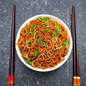 Soyabean Manchurian Noodles