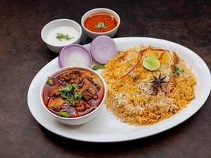 Mutton Roghan Rice Bowl