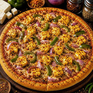Spicy Paneer Pizza