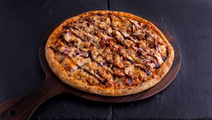 Barbeque Mushroom Pizza