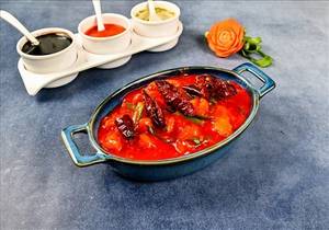 Chicken in Hot Garlic Sauce