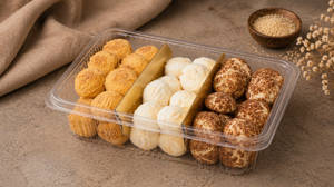 Mix Khatai 800 Gms Plastic Box