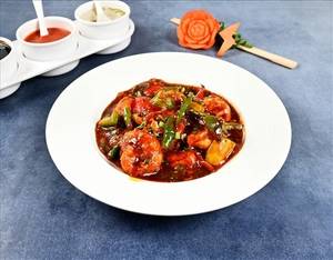 Prawns in Manchurian Sauce