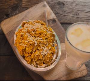 Veg Biryani + Lassi