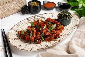 Crispy Chicken with Spinach