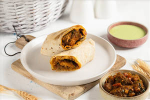 Mutton Tikka Tawa Roll