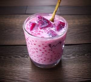 Rose Milk with Sabja Seeds (Large) Bottle