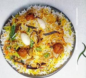 Veg Soya Chaap Biryani