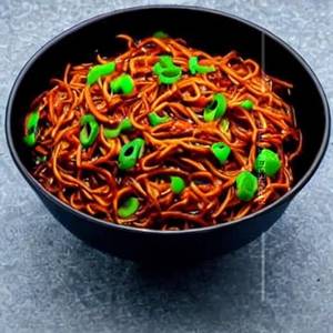 Soyabean Manchurian Triple Noodles