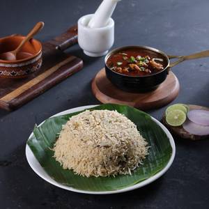 Bagara Annam With Yeta Mamsam (Mutton)
