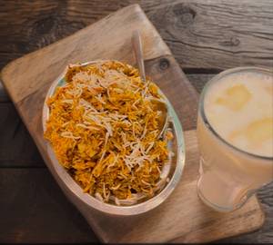 Paneer Biryani + Lassi