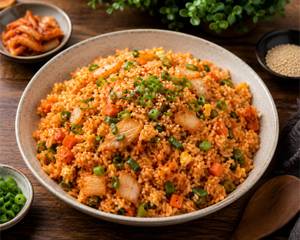 Veg Chicken Kimchi Fried Rice