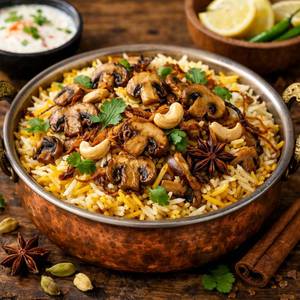 Mushroom Biryani