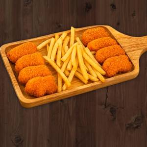 Chicken Nuggets With French Fries