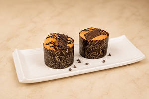 Marble Custard  Cup Cake