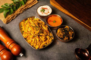 Chicken Kothu With Chicken Chukka