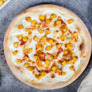 8" Creamy Paprika Corn Pizza