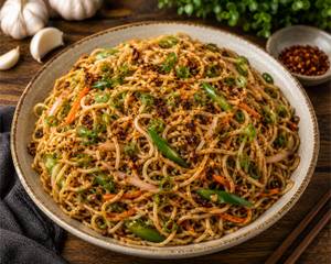 Veg Burnt Garlic Noodle