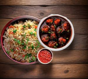 Rice Paneer Combo