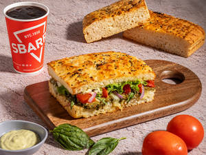 Pesto Bruschetta Sandwich