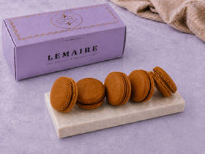 Chocolate Macarons Pack Of 5 (Eggless)