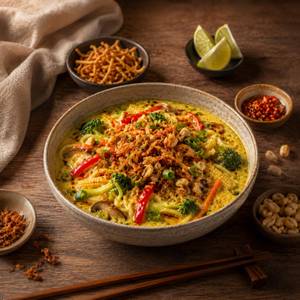 Veg Burmese Khao Suey