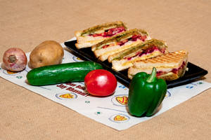 Aloo Mutter Sandwich Grill