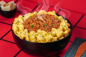 Chicken Kheema Mac & Cheese Pasta Bowl