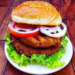 Egg Fried Grilled Burger