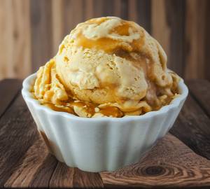 Butter Scotch Ice Crem Glass