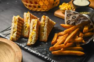 Corn Cheese Sandwich