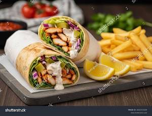 Crispy Fried Chickan Shawarma