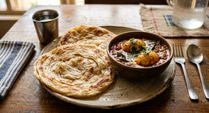 Parotta 2 Pcs + Egg Gravy