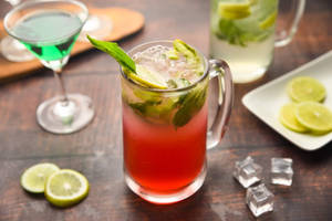 Cranberry Cucumber Julep