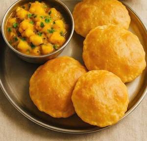 Poori-Sabzi Thali