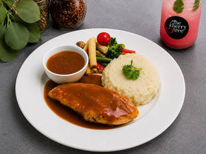 Chicken Steak With Choice Of Sauce