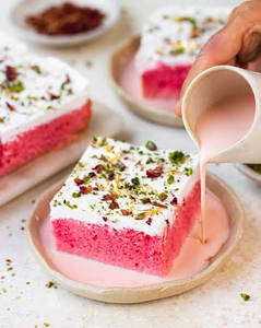 Rose milk Cake Pcs